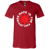 Made in the Philippines Red Sun Unisex Jersey V-Neck T-Shirt